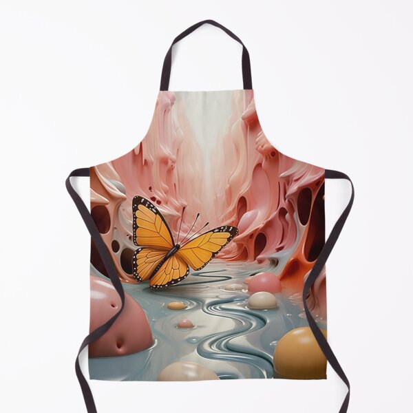 Aperçu de l'œuvre Œuvre d'art époustouflante, Art imaginatif, peinture papillon créative, rivière B241 créée et vendue par MPCFICTION.
