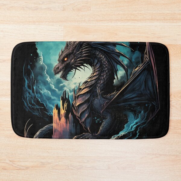 Item preview, Fantasy Fiction - Black Cave Dragon designed and sold by Fantasy Masterpiece.