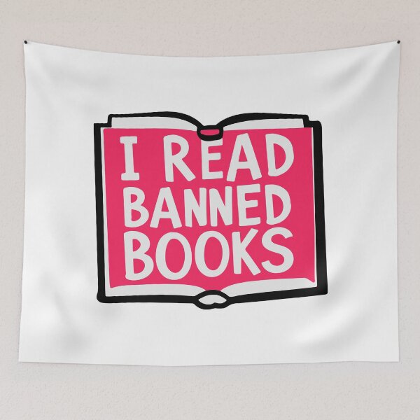 Item preview, I Read Banned Books designed and sold by Timegraf.