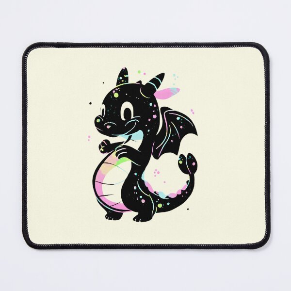 Item preview, Cute Silhouette Dragon Illustration designed and sold by DragonRealms.