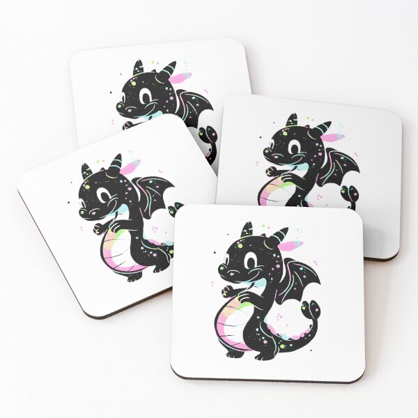 Item preview, Cute Silhouette Dragon Illustration designed and sold by DragonRealms.