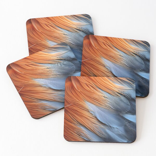 Item preview, Stunning bird feathers art print designed and sold by dcrc.