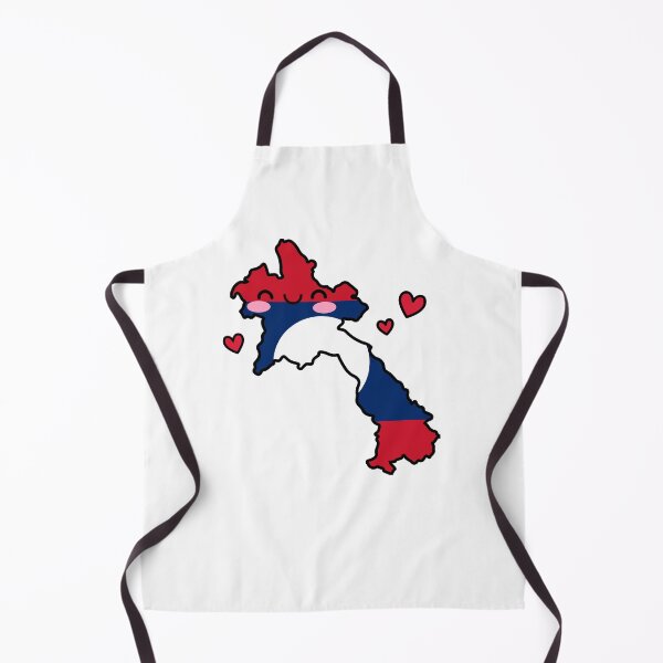 Item preview, Laos Flag Map Smile with Love designed and sold by pixelsparkzone.