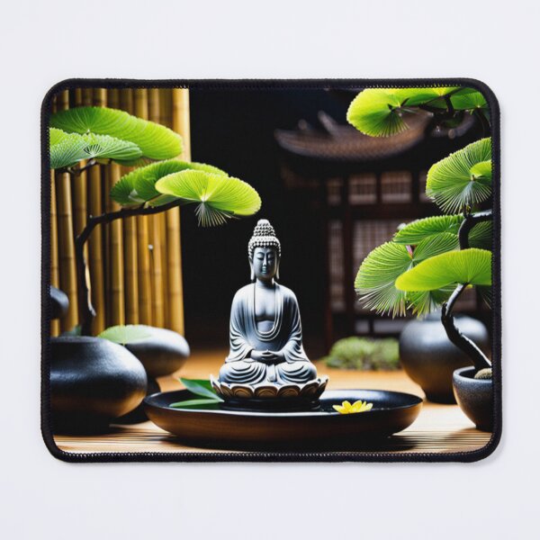 Item preview, Zen garden with Buddha statue designed and sold by smartlogo_factory.