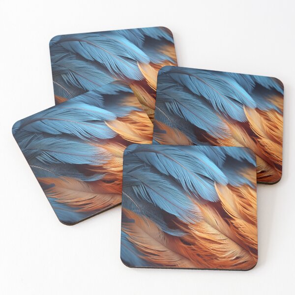 Item preview, stunning bird feathers art print designed and sold by dcrc.