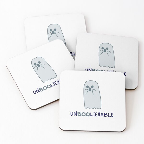 Item preview, Funny Boo pun- UnBOOlievable designed and sold by PurpleWay.