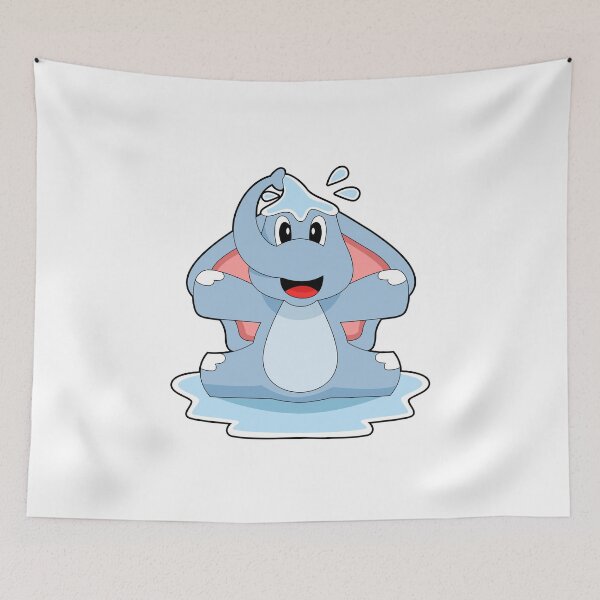 Item preview, Elephant Splashing Water designed and sold by Snabdesign84.
