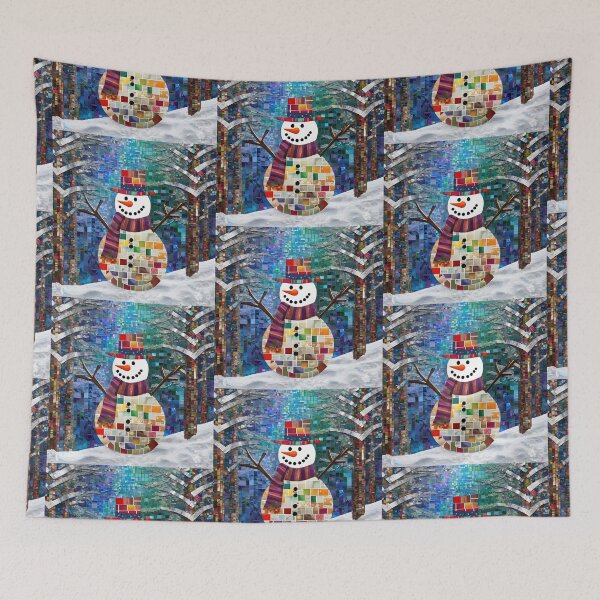 Item preview, Snowman 08 - Festive Snowman Happiness designed and sold by Artekinium.