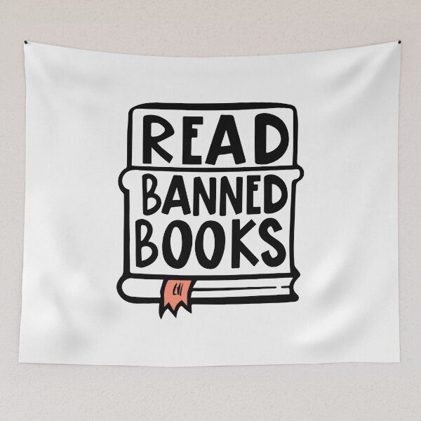 Item preview, I Read Banned Books designed and sold by Timegraf.