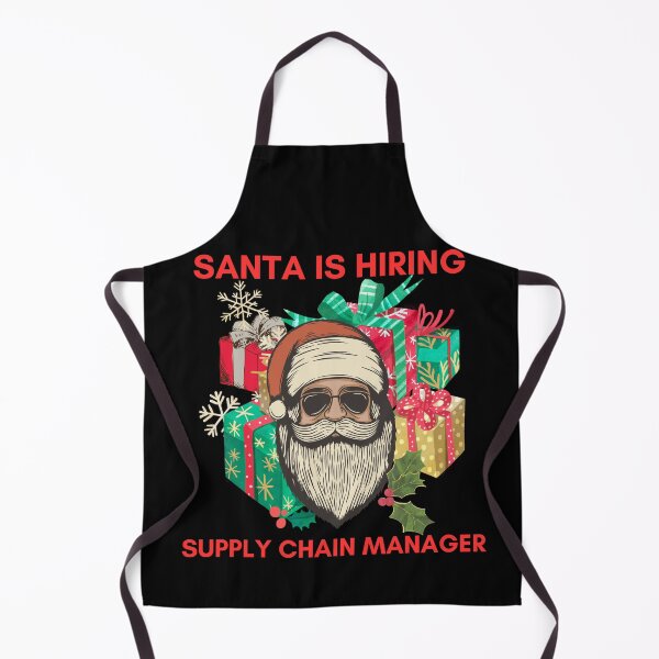Item preview, Santa is hiring, supply chain manager, logistics christmas designed and sold by NoetherSym.