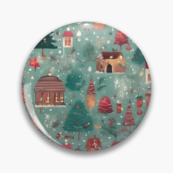 Item preview, Christmas Ornament Pattern designed and sold by DigiDreamyArt.