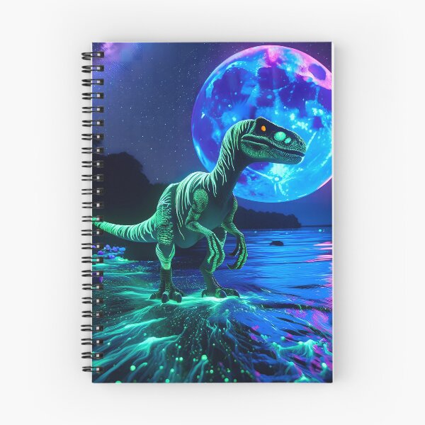Artikelvorschau, Futuristischer Velociraptor-Strandteppich: KawaiiPunk trifft auf Hyperrealismus entworfen und verkauft von Matt's Artificial Nature.