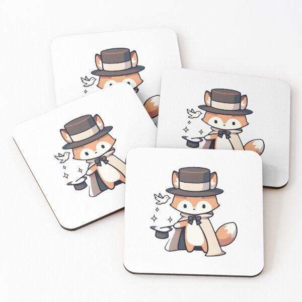 Item preview, Magician Fox with Magic Hat designed and sold by UmbrellaStudio1.