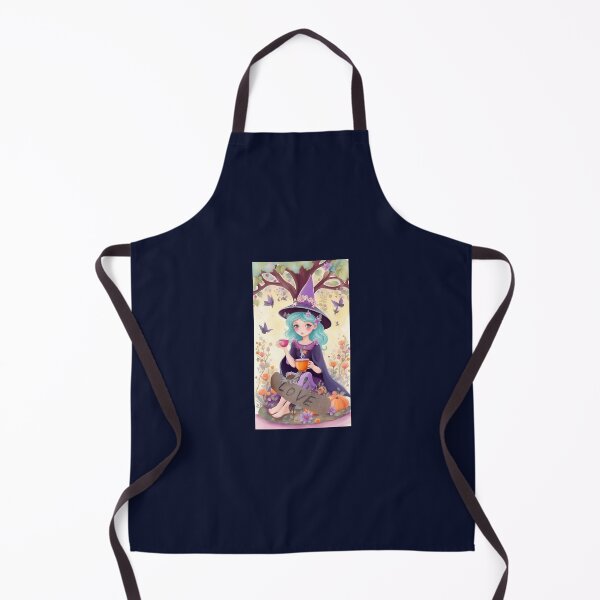 Item preview, tea or coffee, a cute little magician brings you love! MentionLove at the bottom of the image designed and sold by Creativesphotos.