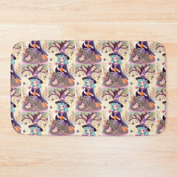 Item preview, tea or coffee, a cute little magician brings you love! MentionLove at the bottom of the image designed and sold by Creativesphotos.