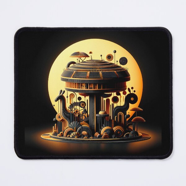Item preview, "Bizarre Savanna: Matte Solar Library Abstract" designed and sold by ByDigitalDream.