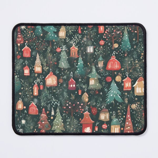 Item preview, Dreamy Christmas Ornament Pattern designed and sold by DigiDreamyArt.