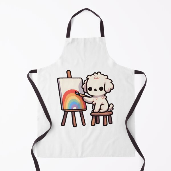 Item preview, Puppy Painting Colorful Rainbow designed and sold by UmbrellaStudio1.