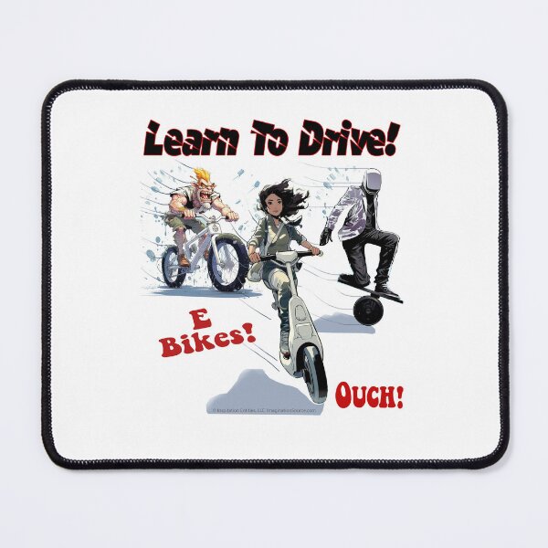 Item preview, Learn To Drive! - E-Bikes - For Light Backgrounds designed and sold by The Imagination Source™.