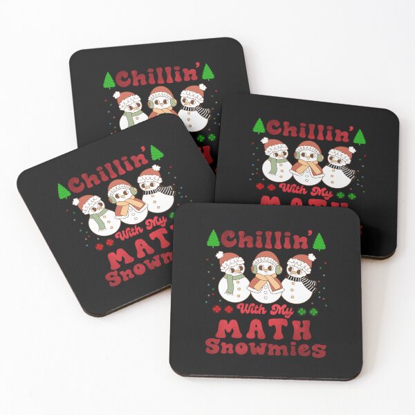 Item preview, Chillin' With My Math Snowmies Funny Christmas for Math teacher designed and sold by Be Cool (5.0) ⭐⭐⭐⭐⭐.