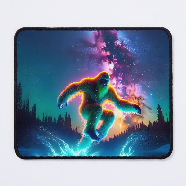 Item preview, Blacklight Style Bigfoot Encounter: A Mesmerizing Wilderness Experience designed and sold by Matt's Artificial Nature.