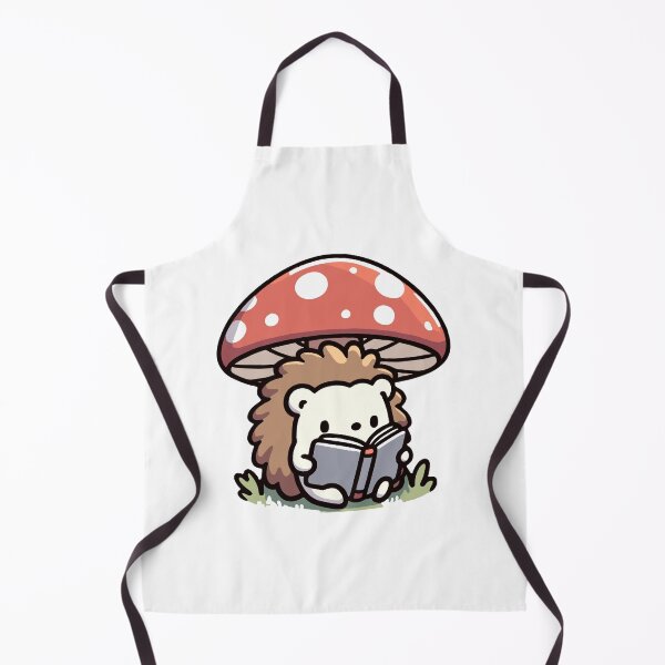 Item preview, Hedgehog Reading Under Mushroom designed and sold by UmbrellaStudio1.