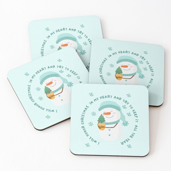 Item preview, I Will Honor Christmas Snowman designed and sold by Quote Gallery.