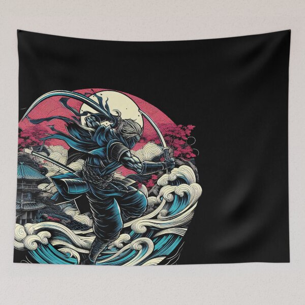 Item preview, Ninjutsu Japanese Katana Warrior designed and sold by RedDesignSyc.