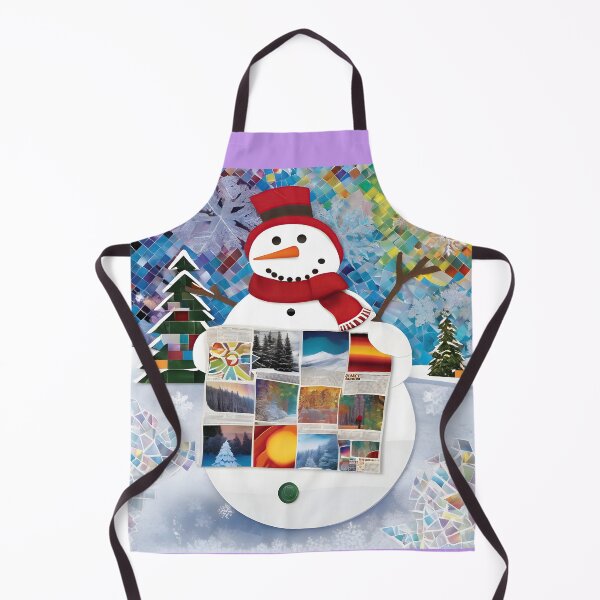 Item preview, Snowman 12 - Blissful Snowman Art designed and sold by Artekinium.
