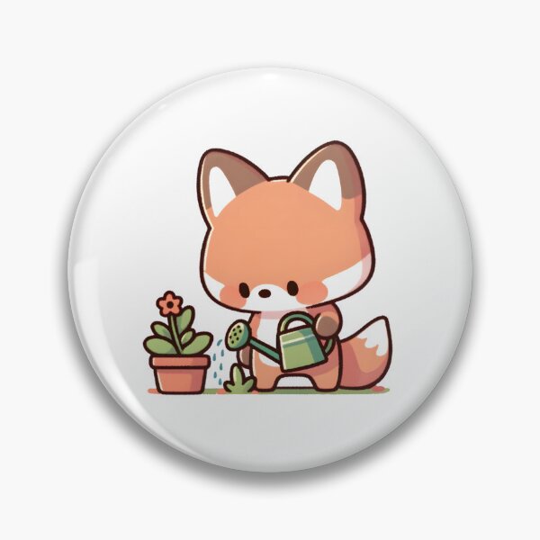 Item preview, Fox Gardener Watering Plant designed and sold by UmbrellaStudio1.