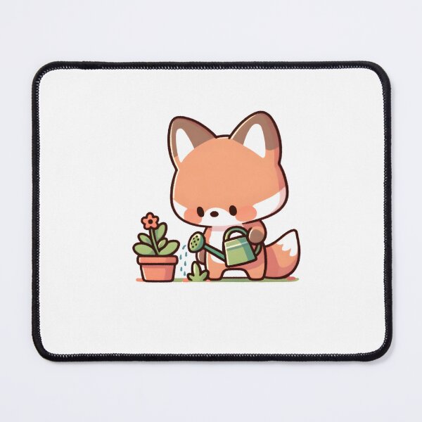 Item preview, Fox Gardener Watering Plant designed and sold by UmbrellaStudio1.
