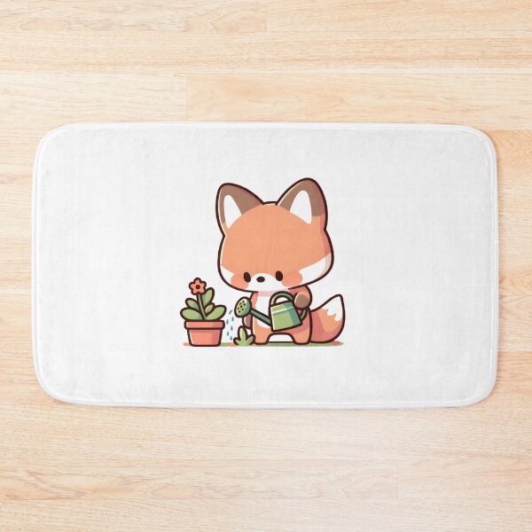 Item preview, Fox Gardener Watering Plant designed and sold by UmbrellaStudio1.