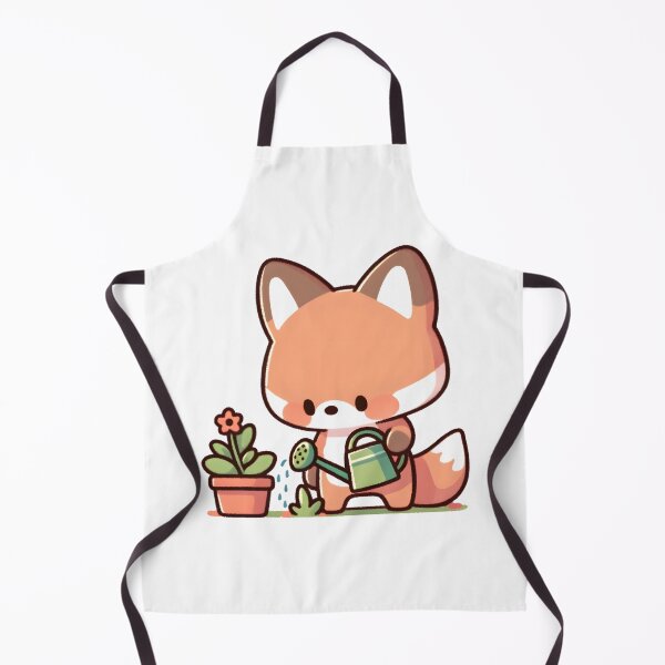 Item preview, Fox Gardener Watering Plant designed and sold by UmbrellaStudio1.