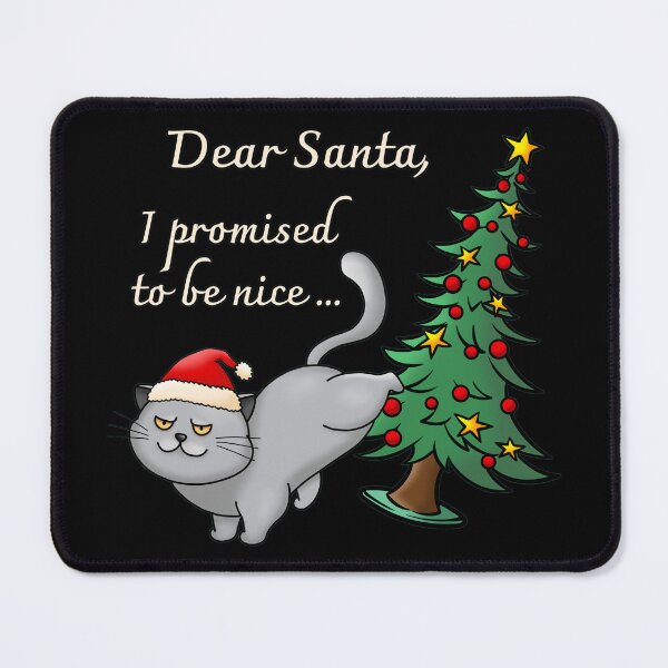 Item preview, Naughty Christmas Cat designed and sold by SeledineArt.