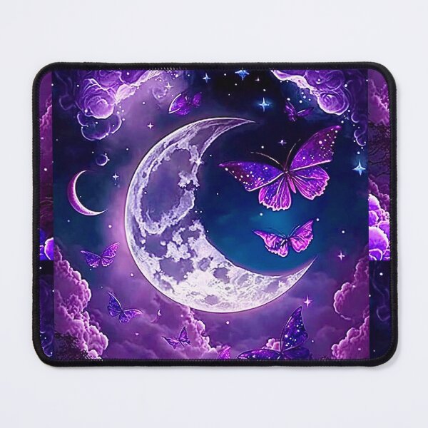 Item preview, Moonlit Night Purple Butterfly aesthetic  designed and sold by MerikuroCreates.