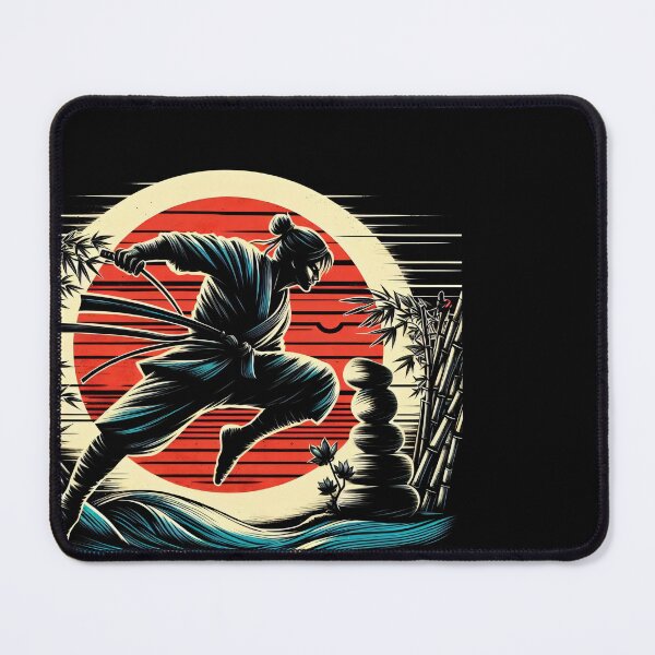 Item preview, Ninjutsu Japanese Flag Katana Ninja designed and sold by RedDesignSyc.