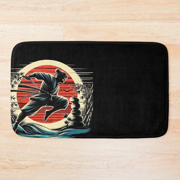 Item preview, Ninjutsu Japanese Flag Katana Ninja designed and sold by RedDesignSyc.