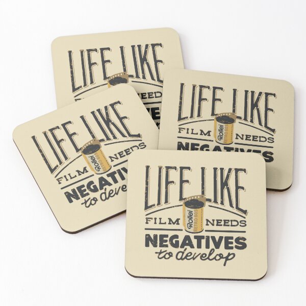 Item preview, Life, like film, needs negatives to develop designed and sold by colatudo.