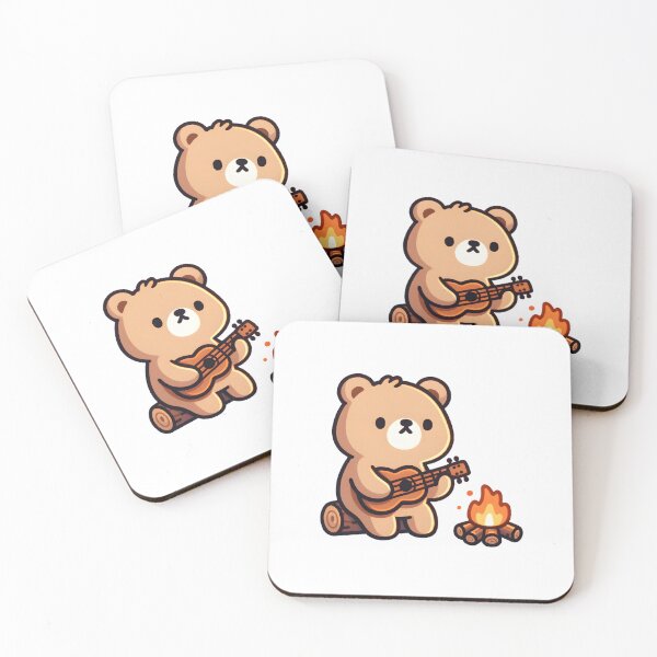 Item preview, Bear Playing Ukulele by Campfire designed and sold by UmbrellaStudio1.