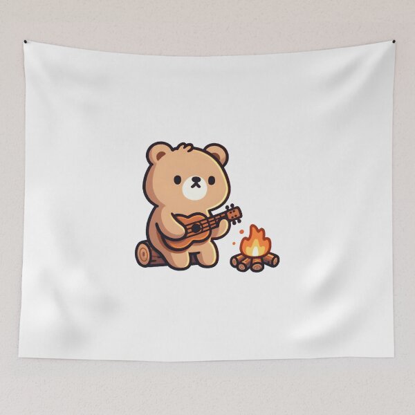 Item preview, Bear Playing Ukulele by Campfire designed and sold by UmbrellaStudio1.