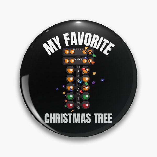 Item preview, My Favorite Christmas Tree Drag Racing Tree Funny Racing Xmas Lights Drag Racer designed and sold by CarantinedChaos.