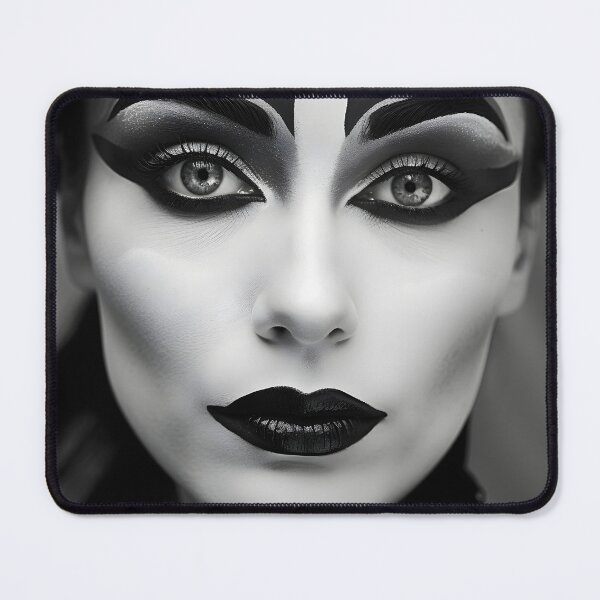 Item preview, Black and white head shot of a circus artist designed and sold by dcrc.