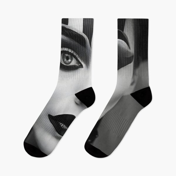 Item preview, Black and white head shot of a circus artist designed and sold by dcrc.