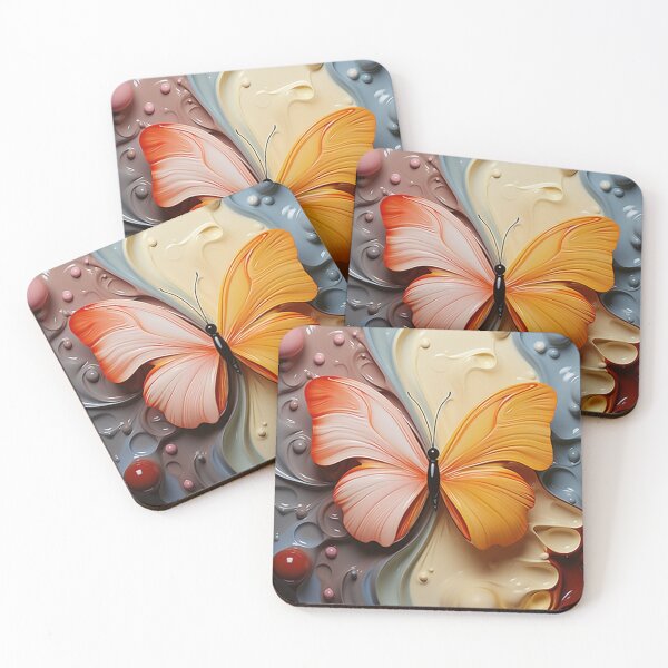 Item preview, Mind Blowing Artwork Imaginative Art Creative Butterfly Paint Swirls B240 designed and sold by MPCFICTION.