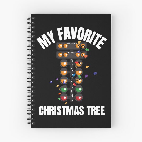 Item preview, My Favorite Christmas Tree Drag Racing Tree Funny Racing Xmas Lights Drag Racer designed and sold by CarantinedChaos.