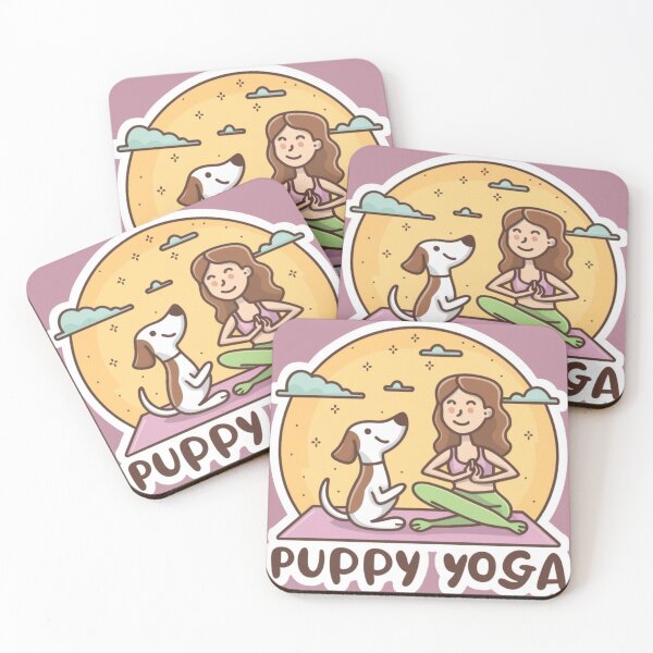 Item preview, Yoga, puppy yoga, dog yoga designed and sold by IgErSTYLE.