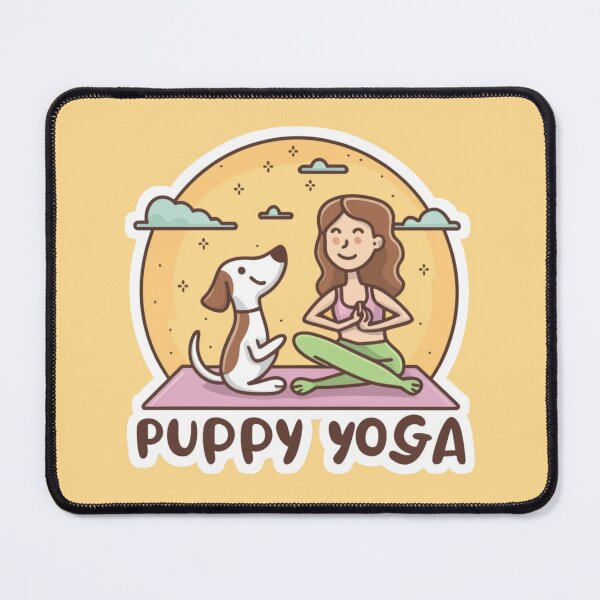 Item preview, Yoga, puppy yoga, dog yoga designed and sold by IgErSTYLE.