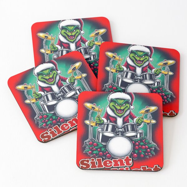 Item preview, Drummer Grinch 2 - Silent Night - Xmas, Christmas designed and sold by ThisDress.