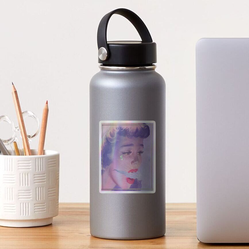 Item preview, Holographic Sticker designed and sold by WildRootsArt.