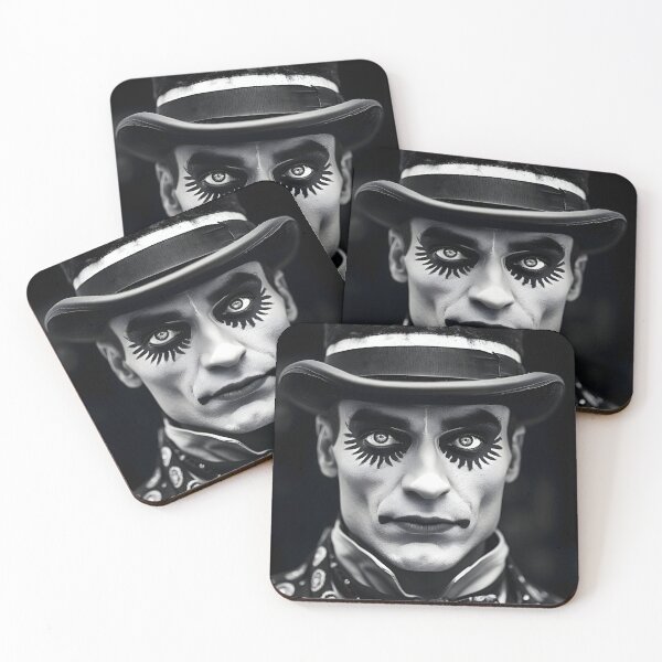 Item preview, Black and white head shot of a circus artist designed and sold by dcrc.
